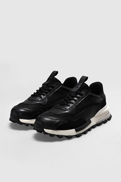 Lufian 111230265 Henry Sneaker Men's Leather Shoes Black