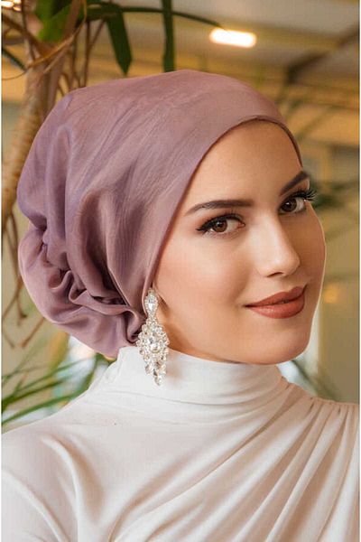 Aişe tesettür Powder Janjan Çağla Ready Turban