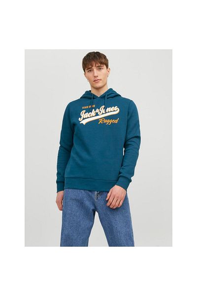Jack & Jones Мъжки суитшърт Jjelogo Hood 2 Col 23/24