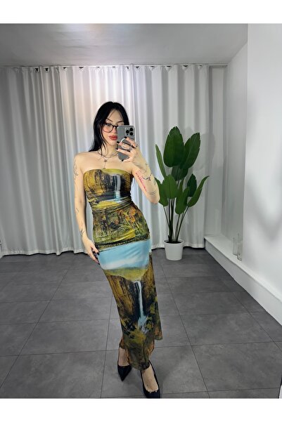 anonim Landscape Elbise