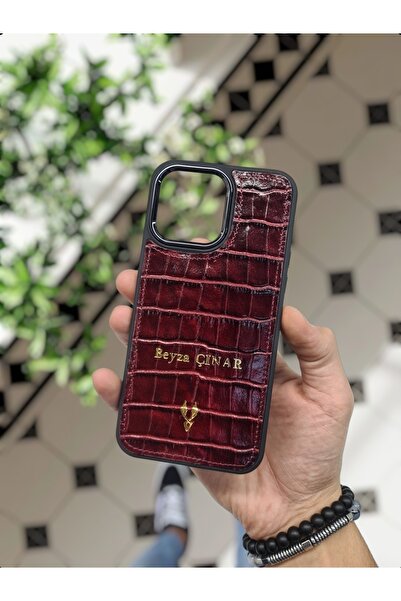 VİSSO Iphone 11 Pro Hakiki Deri Kişiye Özel Deri Kılıf Isme Özel Telefon Kılıfı