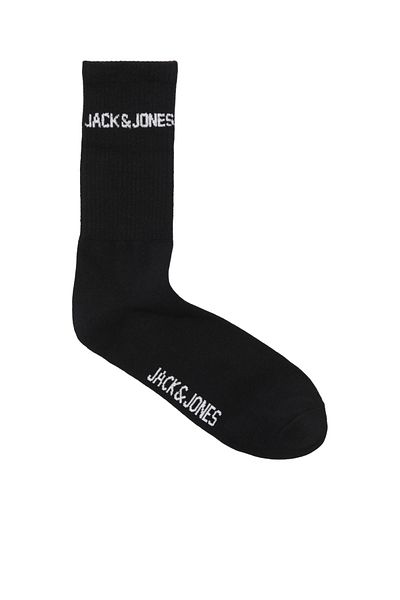 Jack & Jones Мъжки тенис чорапи JACMELVIN, чифт от 3 черни
