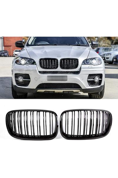 autogp Bmw X5 X6 E70 Front Shutter Grill Kidney Mx5 2007 / 2011