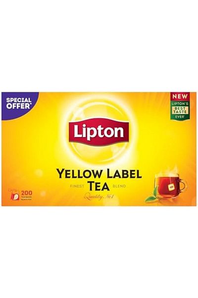 Lipton Yellow Label Black Tea, 200 Teabags (Value Pack)