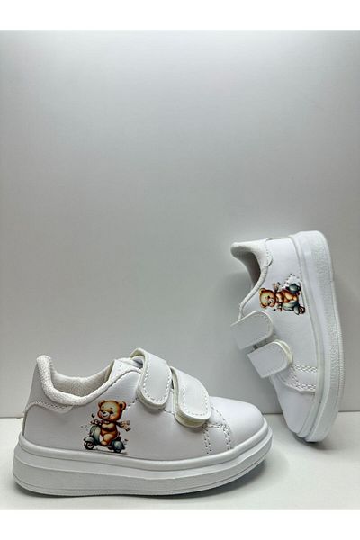 Ece Teddy Bear Printed Unisex Children's Sports Shoes