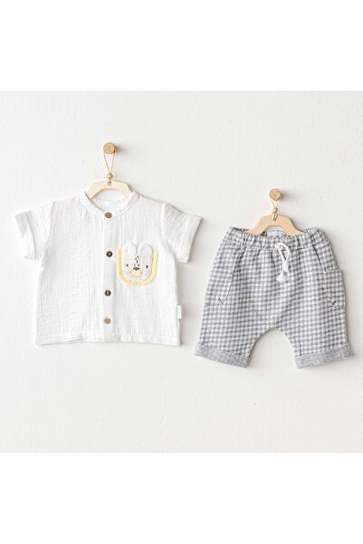 andywawa 2 Li Bebek Takım GRİ