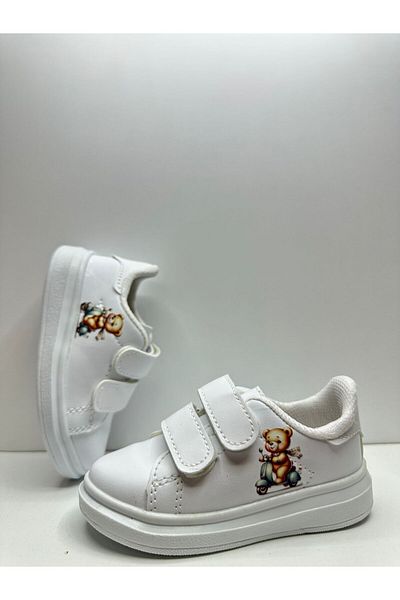 Ece Teddy Bear Printed Unisex Children's Sports Shoes