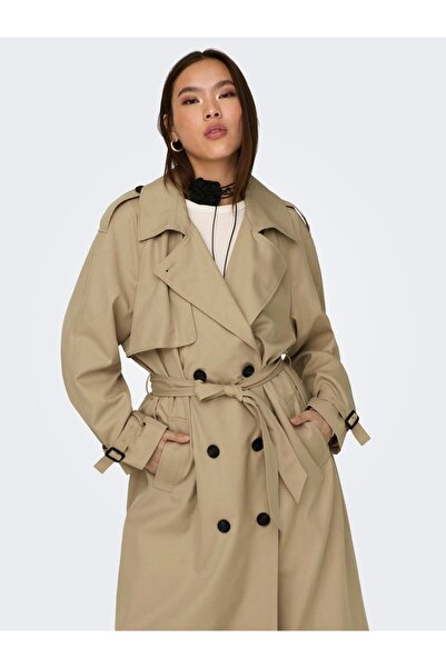 ONLY Γυναικεία καμπαρντίνα με λουράκια στη μέση Onlchloe Double B. Otw