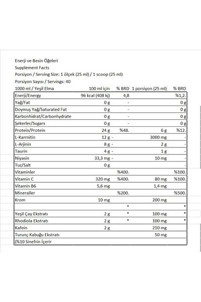 Conlast L-Carnitine 3000Mg and Bcaa 300Gr - Pre-Workout Supplement