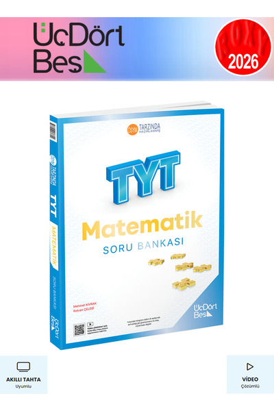Üç Dört Beş Yayıncılık 345 Tyt Matematik Soru Bankası Güncel Baskı