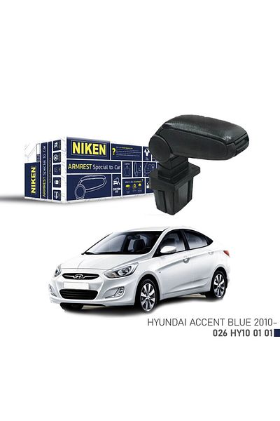 Niken Hyundai Accent Blue Armrest Armrest Screwless Center Console