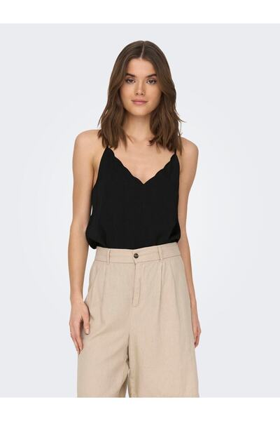 ONLY Strappy V-Neck Blouse