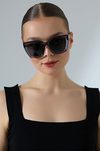 Lozzo نظارات شمسية نسائية كات آيز مدخنة UV400 23026 c5