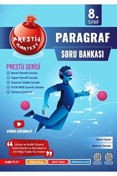 Nartest Yayınları Nartest 8.Sınıf LGS Prestij Paragraf Soru Bankası