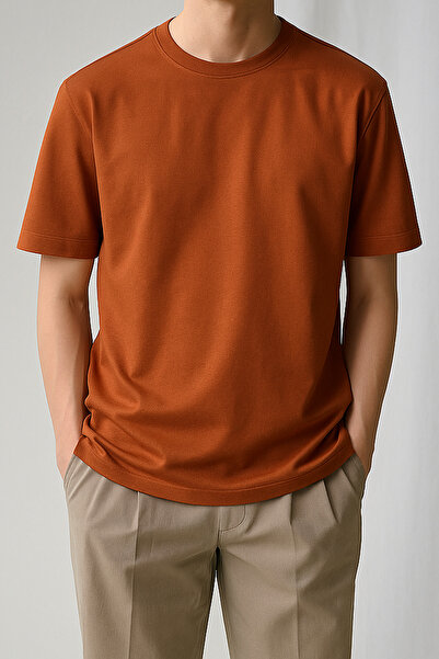 BLUGRIN تي شيرت عادي أساسي للجنسين |   البلاط