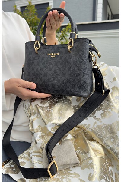 Cacharel Original Cacharel Women's Bag, Hand and Shoulder Bag, Monoagram Printed