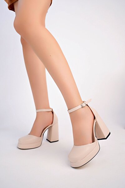 epaavm Wedge Heel Platform Skin Skin Shoes