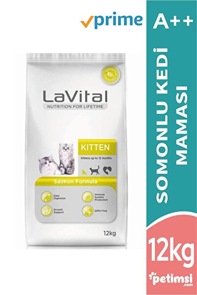 LaVital La Vital Somonlu Yavru Kedi Maması 12 Kg
