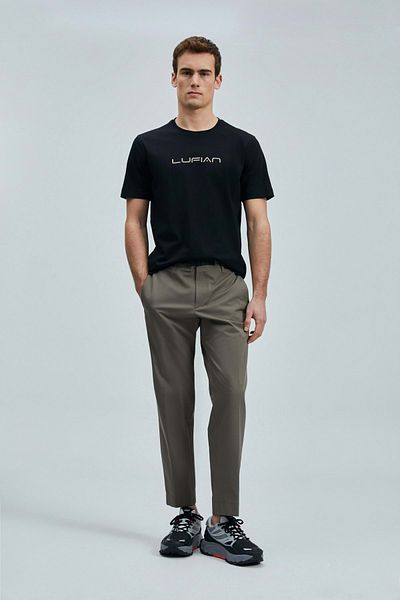 Lufian 111020250 Fusion Modern Graphic T-Shirt Men's T-Shirt Black