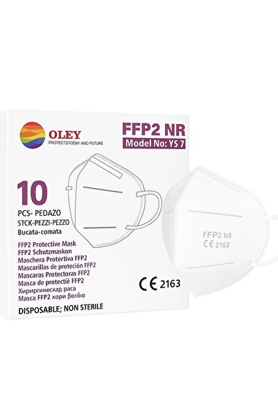 OLEY FFP2 NR Maske — 5 Katmanlı Üst Düzey Koruma 100'lu paket