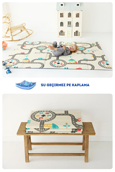 Coolmats Katlanabilir Çocuk Oyun Halısı, 200x130x1 cm Oyun Matı