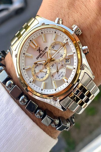 Daniel Klein Brand Relaxed Cut Wristwatch