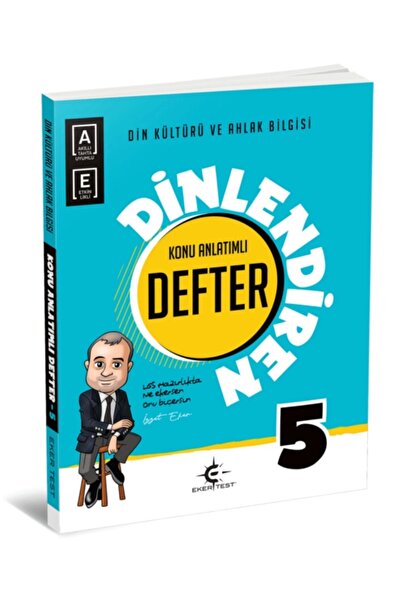 EKERTEST 5. Sınıf Din Kültürü Ve Ahlak Bilgisi Konu Anlatımlı Dinlendiren Defter