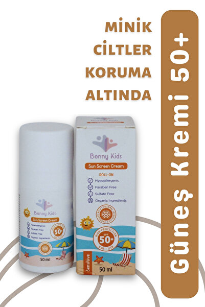 ALP FARMA BONNY KİDS BABY SUN SCREEN CREAM 50SPF ROLL-ON  BEBEK ÇOCUK GÜNEŞ K...