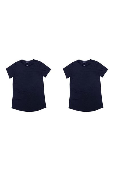 Bando Black 2-Piece Short Sleeve T-Shirt Set