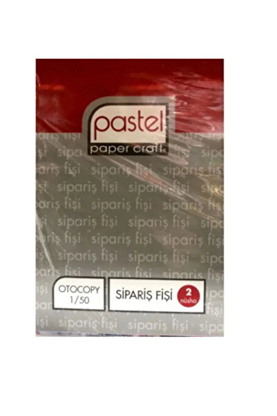 Pastel Otokopili Sipariş Fişi Küçük 1/50