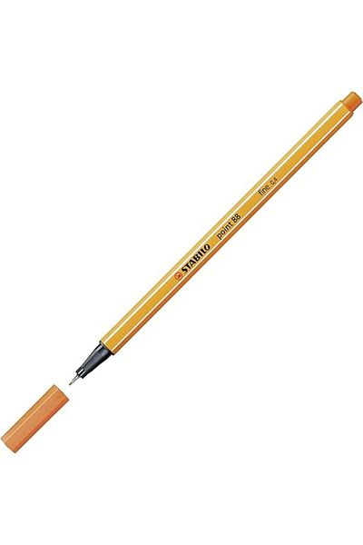 Stabilo - Fine Felt Tip Pen - Point 88 - Light Flame Red
