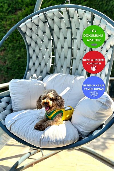 salya store 100% Cotton Summer Dog Undershirt, Combed Cotton Dog Clothing - Mustard