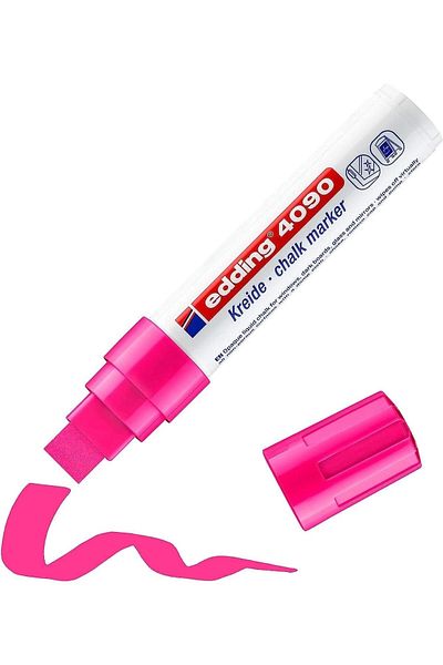 Edding Glass Pen Mirror Pen Blackboard Pen Thick Tip Highlighter Neon Pink Shop Glass