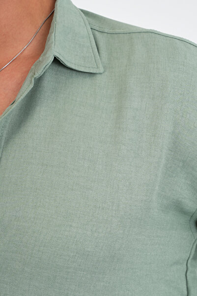 Redline Ανδρικό μακρυμάνικο πουκάμισο Linel με κανονική εφαρμογή