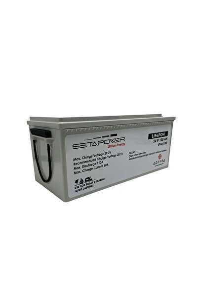 SETA POWER Setapower 24V 100AH LiFePO4 (Lityum) Akü