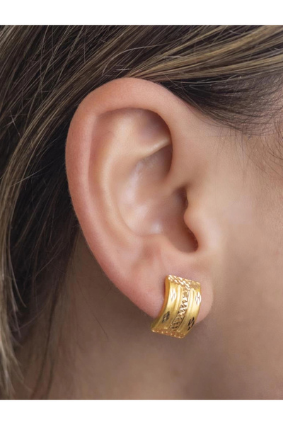 YİĞİTBAŞI Yiğitbaşı Gold 22 Ayar Küpe (3324)