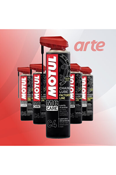 Motul C4 Zincir Yağlama Spreyi 400ml Racing Chaın Lube 2 Adet