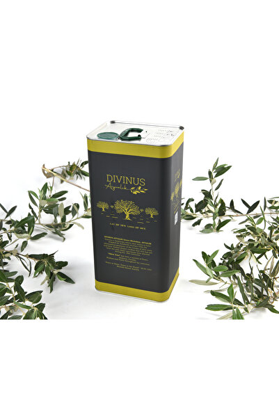 yöresel Divinus Ayvalık Soğuk Sıkım Erken Hasat Onaylı Zeytinyağı 5lt