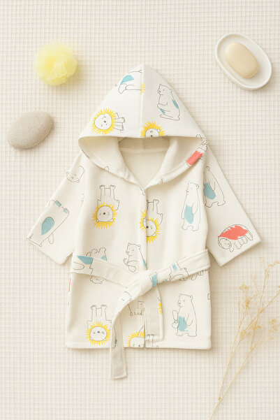 Bebitof After Bath Cute Heroes – Baby Bathrobe (0-2 Years)
