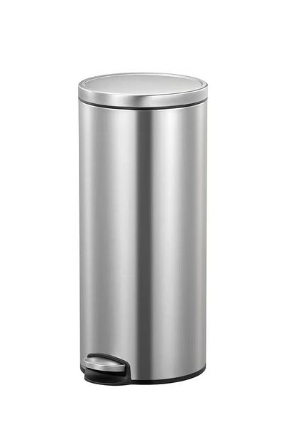 EKO Eva Series | 30l Brushed Stainless Steel Pedal Trash Bin | Soft-closing & Fingerprint-resistant