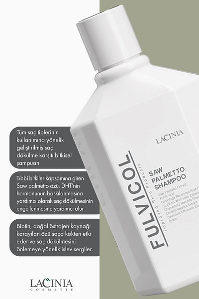 Lacinia Fulvicol Saw Palmetto Hair Care Shampoo 250 ml