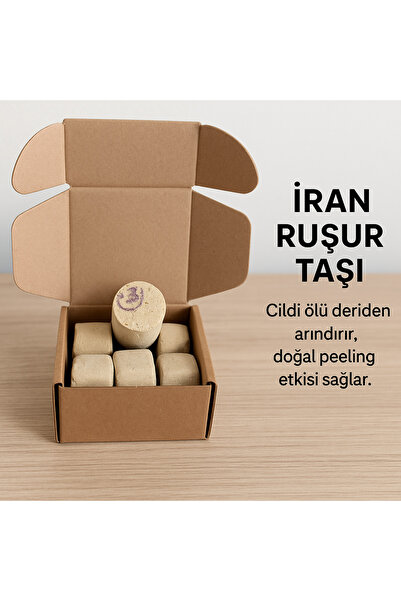 Home Mühürlü İran Ruşur Taşı 6 Adet – Doğal Yüz Temizleyici ve Beyazlatıcı Cilt Bakım Taşı