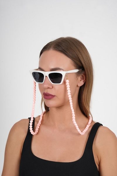 JULIANO Pink Heart Glasses Chain - Necklace - Bracelet