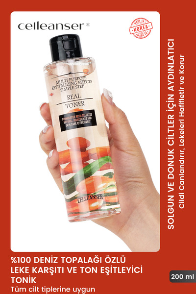 celleanser Saf Deniz Topalağı Içeren Leke Karşıtı, Aydınlatıcı, Yenileyici, N...