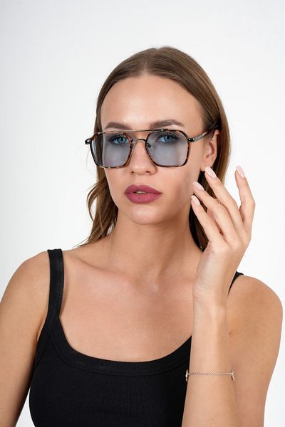 JULIANO 0039 Brown/Blue 54 Moonlight Sunglasses