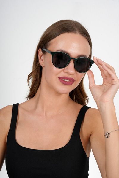JULIANO Green Round Juliano Sunglasses