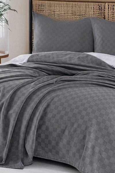 Isessia Loya 100% Cotton Double Pique |   Bedspread |   Seat Cover |   200 X 230