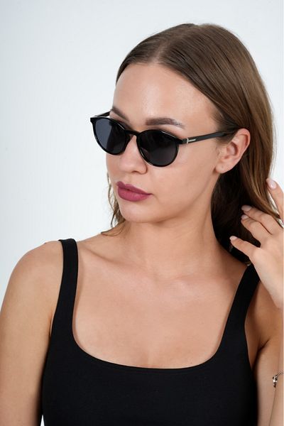 Olivier Philippe Black Round Sunglasses