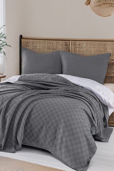 Isessia Loya 100% Cotton Double Pique |   Bedspread |   Seat Cover |   200 X 230