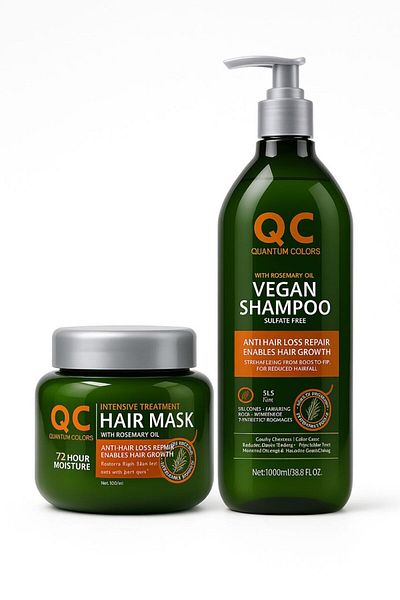 essentialneedsforall Anti Hairloss Repair Vegan Shampoo & Hair Mask Treatment 1000ml